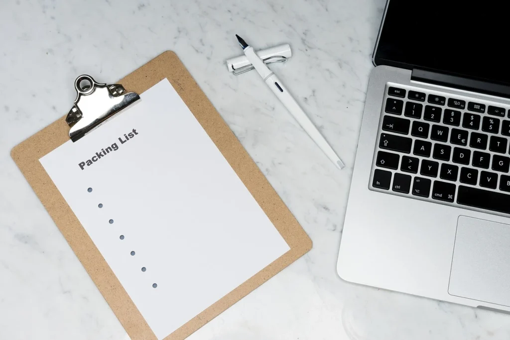 November Packing Lists
